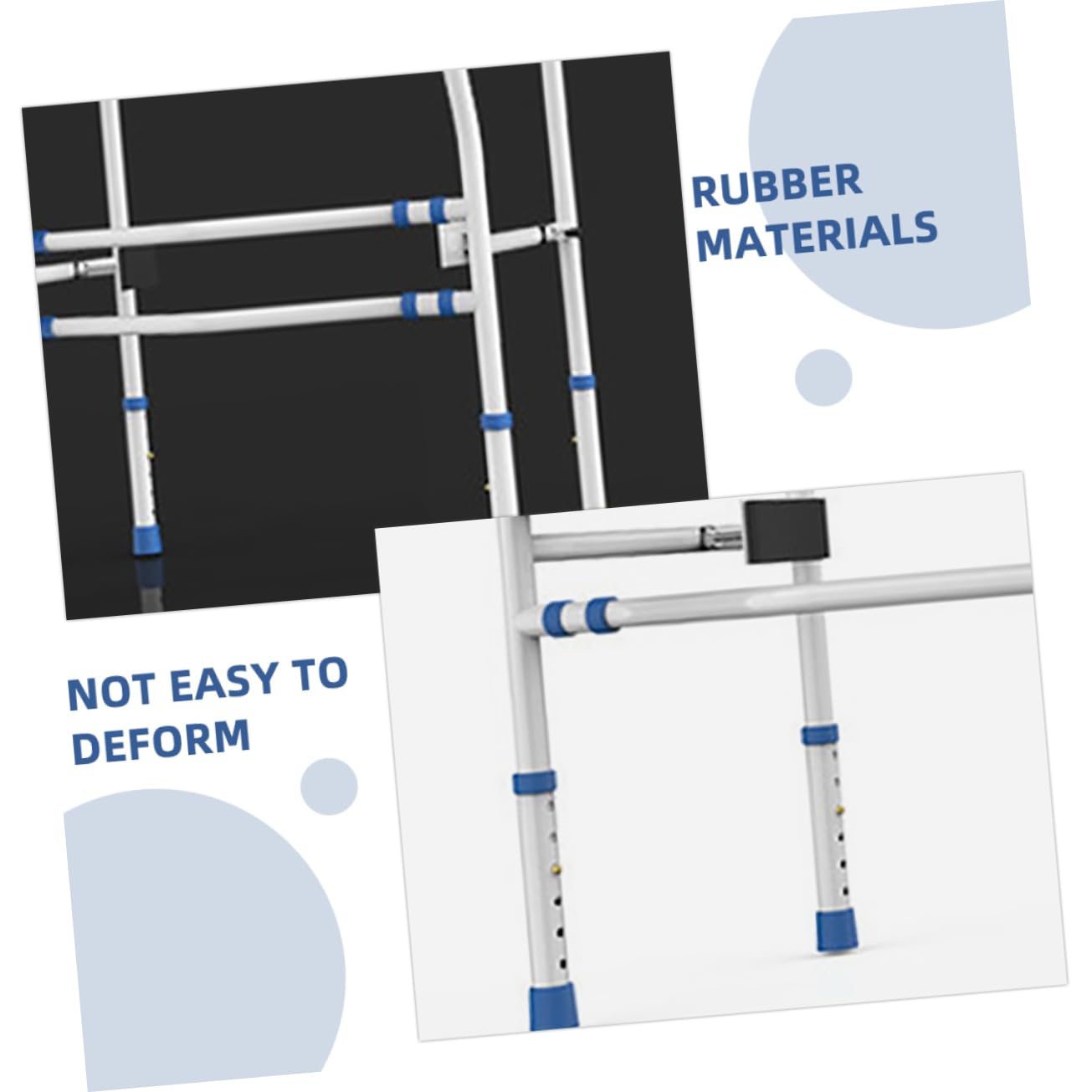 FOMIYES Cane Rubber Tips Replacement Walking Stick Foot Covers Trekking Pole Anti-Slip Tips Non-Slip and Shockproof for Crutch Poles