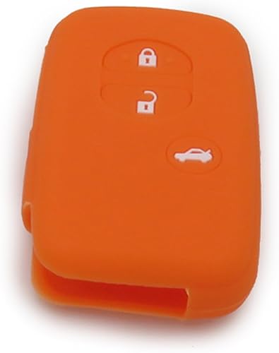 Miniatura 7 de Toiumops Car Key Case for Toyota Land Cruiser Camry Highlander Crown Prado Prius, Silicone Car Key Cover Case