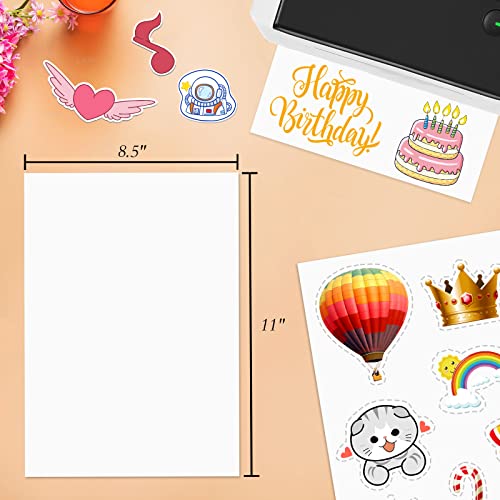 Full Sheet Address Shipping Label, 8.5" x 11" Shipping Address Labels, 100 Sheets Sticker Labels for Laser & Ink Jet Printers image 3