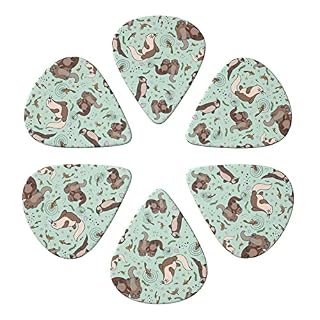 Ensemble de 6 médiators de guitare Otters pour guitare acoustique, guitare électrique, basse, ukulélé – fin, moyen et… - Les Beatles, Paul McCartney, John Lennon, RIngo Starr, George Harrison Ensemble de 6 médiators de guitare Otters pour guitare acoustique, guitare électrique, basse, ukulélé - fin, moyen et… – Image 4