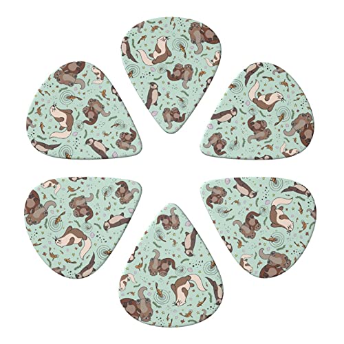 Ensemble de 6 médiators de guitare Otters pour guitare acoustique, guitare électrique, basse, ukulélé – fin, moyen et… - Les Beatles, Paul McCartney, John Lennon, RIngo Starr, George Harrison Ensemble de 6 médiators de guitare Otters pour guitare acoustique, guitare électrique, basse, ukulélé - fin, moyen et… – Image 5