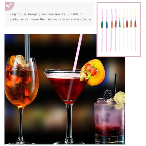 Pitillos desechables coloridos 100 pcs TEHAUX miniatura 7