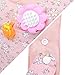 GAGAKU Baby Doll Carrier for Toddler Toy Baby Carrier for Dolls Accessories Doll Carrier for Little Girls - Pink (Pear Flowers)