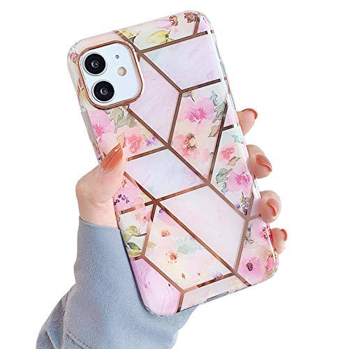 Image of MVYNO Stylish Fashion Cover Compatible with iPhone 11 | Shockproof Floral Premium Cases and Covers for Girls & Women (Hard | Silicone | Multi-Coloured)