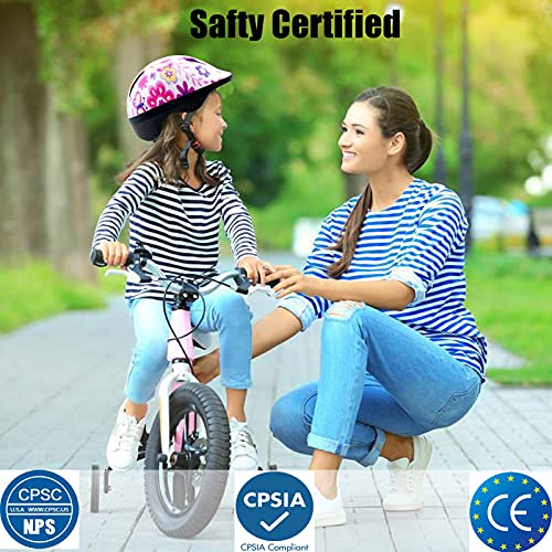 Toddler Helmets Kids Girl Boy Bike Helmet Age 2+ Muti-Sport Adjustable From Toddler Kids To Youth Cpsc Certificated #TOP1