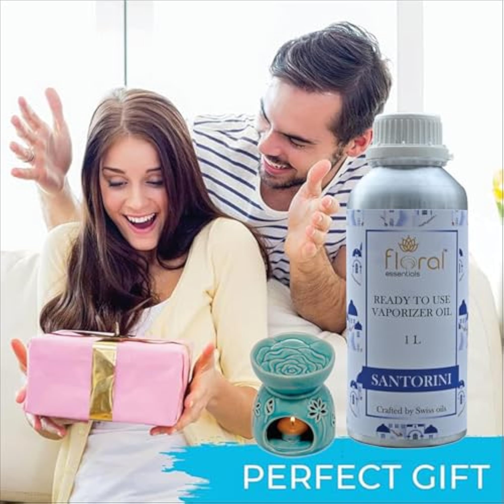 Pure & Natural Vaporizer for Home Fragrance (1 Ltr)