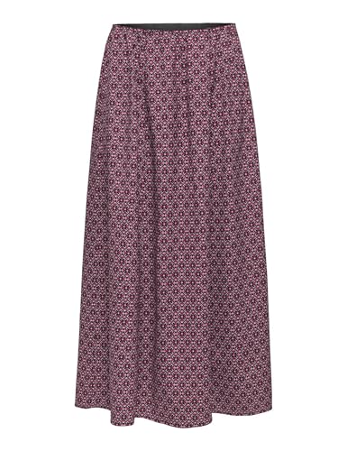 Jupe longue bordeaux ONLY pour une tenue de bureau élégante en XS