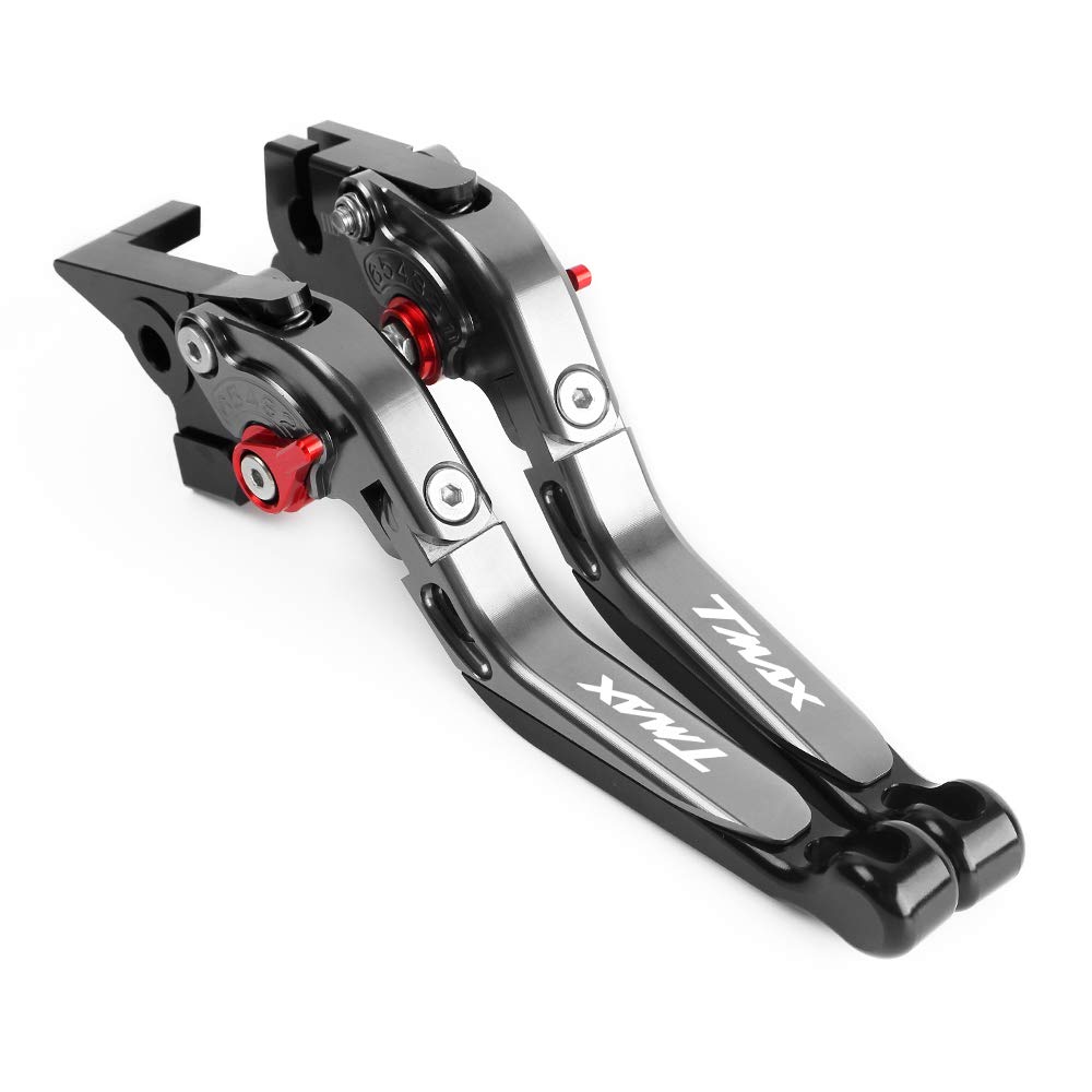 Set leve freno in alluminio Regolabile titanio Per TMAX 500 2008-2011; TMAX 530 SX DX 2012-2019