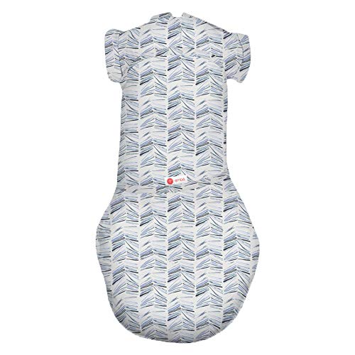 Image of embe 2-Way Transition Swaddle, 12-18 lbs, Arms & Legs In Or Out, Warm Up & Cool Down 100% Cotton, 3-6 Months