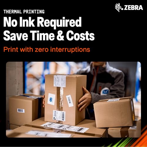 Image of Zebra ZD421 Thermal Transfer Shipping Label Printer | 4x6 | No Ink Required