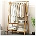OTBK Perchero De Pie Perchero para Abrigos Perchero De Pie，Estante De La Capa con Zapatero 2 Nivel De Almacenamiento Estante (Color : Primary Color, Size : 116cm)