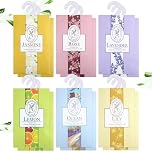 Omnikryp Bolsitas Perfumadas, Ambientador Armario Sobres Perfumados, Protección Antipolillas para Armario, Papel, Aroma Coche y Aroma Habitación 12 x 13 g
