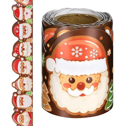クリスマス 掲示板 ボーダー | 10メートル 季節のデコレーション | 教室 デコレーション ホリデー ボーダー - フォトフレーム 黒板 壁 誕生日 ベビーシャワー 学校イベント 教師 オフィス 幼稚園用