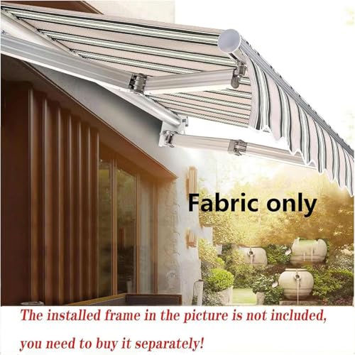 Toile pour auvent extérieur rétractable personnalisable rayures - 3