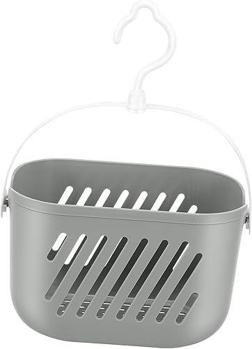 Miniatura 10 de Hemoton Cesta colgante de cocina blanca sobre la puerta, organizador de estante de despensa, cesta de almacenamiento