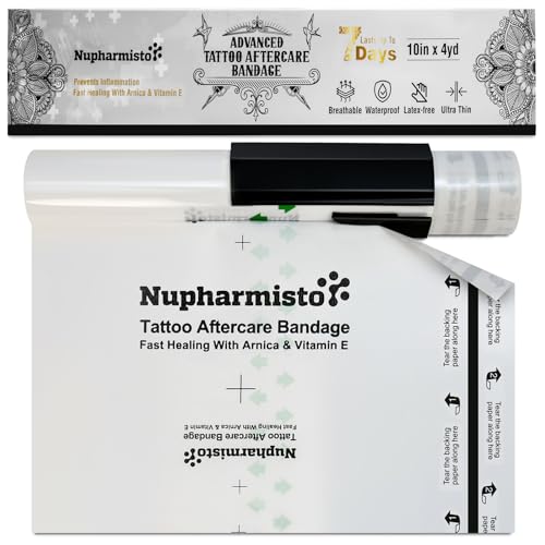 Tattoo Aftercare Bandage For Skin Waterproof: 10 in x 4yd