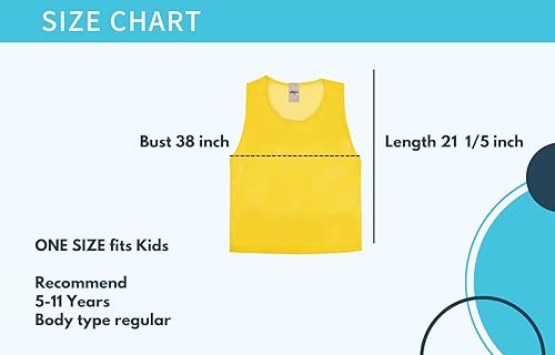 Miniatura 2 de Chalecos de entrenamiento para niños, para baloncesto, fútbol, fútbol, voleibol