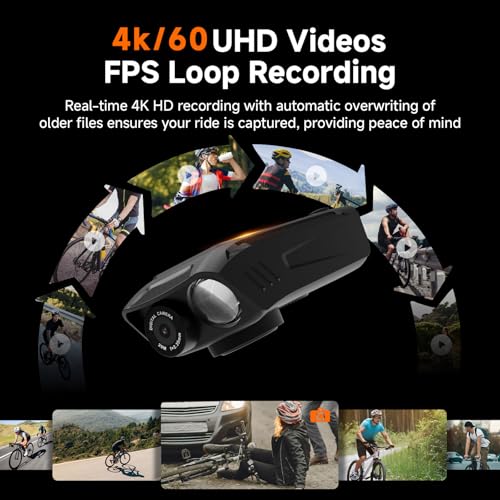 Image of SVBONY ACT30 4K60fps Bike Camera Kit with GPS Tracker