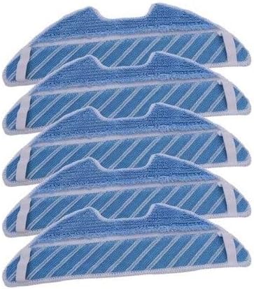 Compatible with Lesta robot vacuum cleaner RX3, RX5, RX9, RX10 LISTAR RX3, RX5, RX9, RX10 Robot Vacuum Parts Main Side Brush Hepa Filter Mop Rag Replacement(2 Main Brushes)