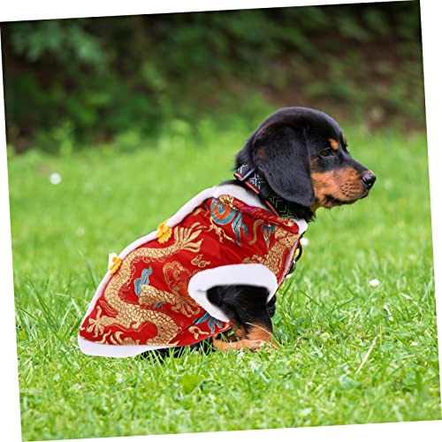 Disfraz para perro Toddmomy suéter dragón adorable miniatura 3