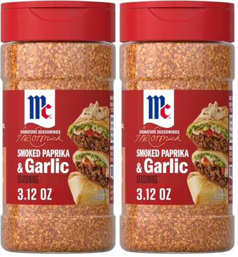 McCormick Smoked Paprika & Garlic Seasoning, 3.12 oz (Pack of 2)