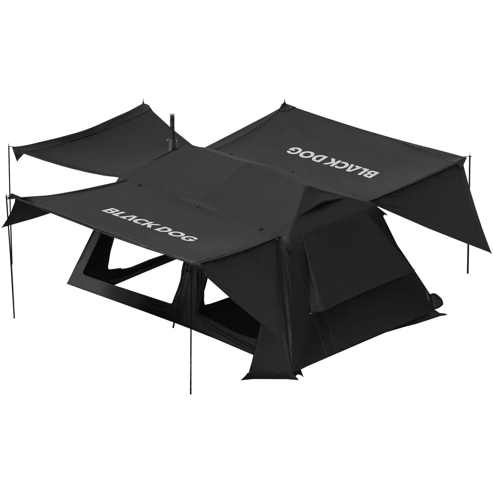 Amazon.co.jp: BLACKDOG ワンタッチテント 大型 2ルーム 星追い13X 5-8
