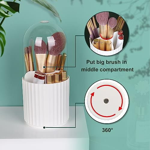 JessLab Makeup Brush Holder Organizer with Lid - Image 4