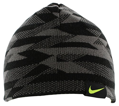 Nike Kids Boy's Reversible Jacquard Beanie (Big Kids) Volt 8-20 Big Kids