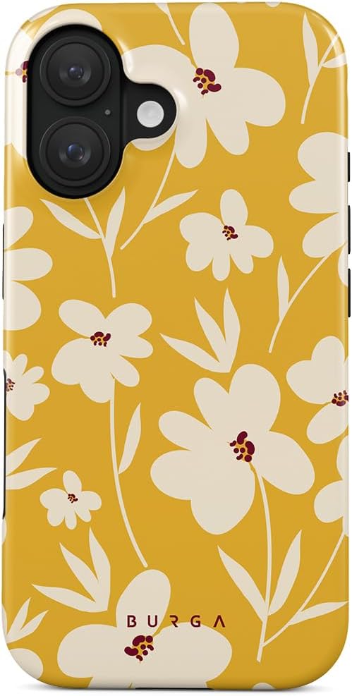 BURGA Phone Case for iPhone 16 - Cute, Trendy, Aesthetic, Pattern Phone Cover, Hard Shell Protection - fits Apple iPhone 16 Case for Women and Men