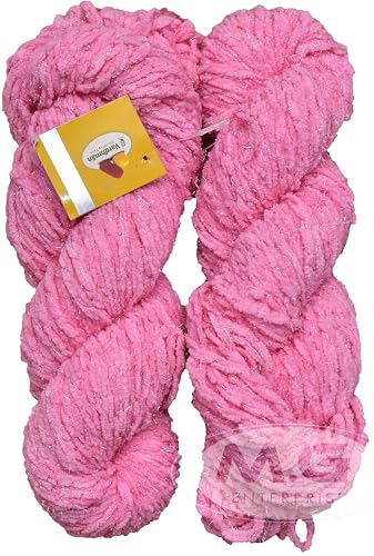 Image of M.G ENTERPRISE Knitting Yarn Thick Chunky Wool, Puffy Gajri 200 GMS Best Used with Knitting Needles, Crochet Needles Wool Yarn for Knitting.-TH Art-FAC