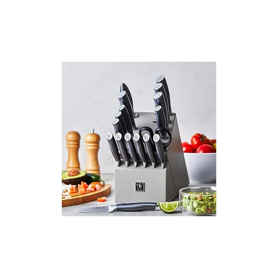 HENCKELS Graphite Knife Block Set, 18, Grey