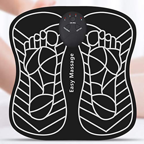 #N/A EMS Massageador Estimulador Elétrico para Pés, Dobrável, Tapete de Massagem Elétrico, Portátil,