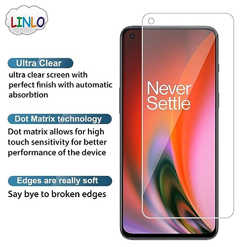 Image of Tempered Glass Screen Protector Compatible for OnePlus Nord 2T 5G /Nord CE 2 5G /OnePlus Nord 2 5G /Nord CE with Full Screen Coverage; Except Edges and Easy Installation Kit(Transparent), Pack of 1