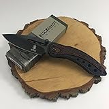 Wuu Jau Buckshot Knives Thumb Open Spring Assisted Color Damascus Etched Stainless Steel Handle W/Damascus Etched Blade Pocket Knife (PBK207WD)
