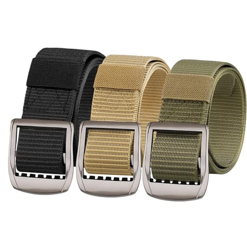 Style Heavy Duty Belt, Webbing EDC Quick-Release Buckle，Nylon Web Belt With Automatic Buckle3
