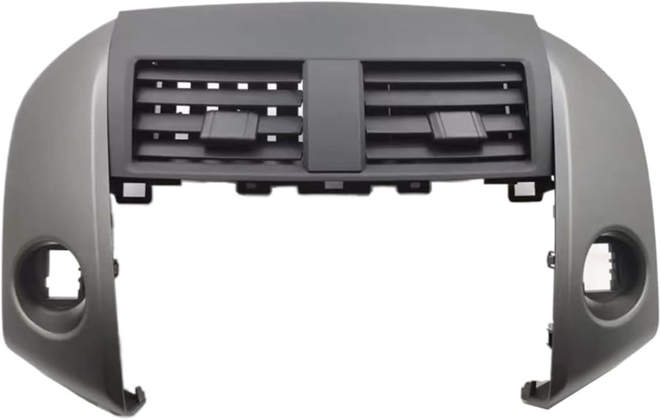 PETRELS Fit for Toyota Fit for RAV4 2006 2007 2008 2009 2010 2011 Center Dash A/C Outlet Air Vent Panel Air Outlet Cover Replacement Car air Vent Replacement(Panel Vent-Strip)