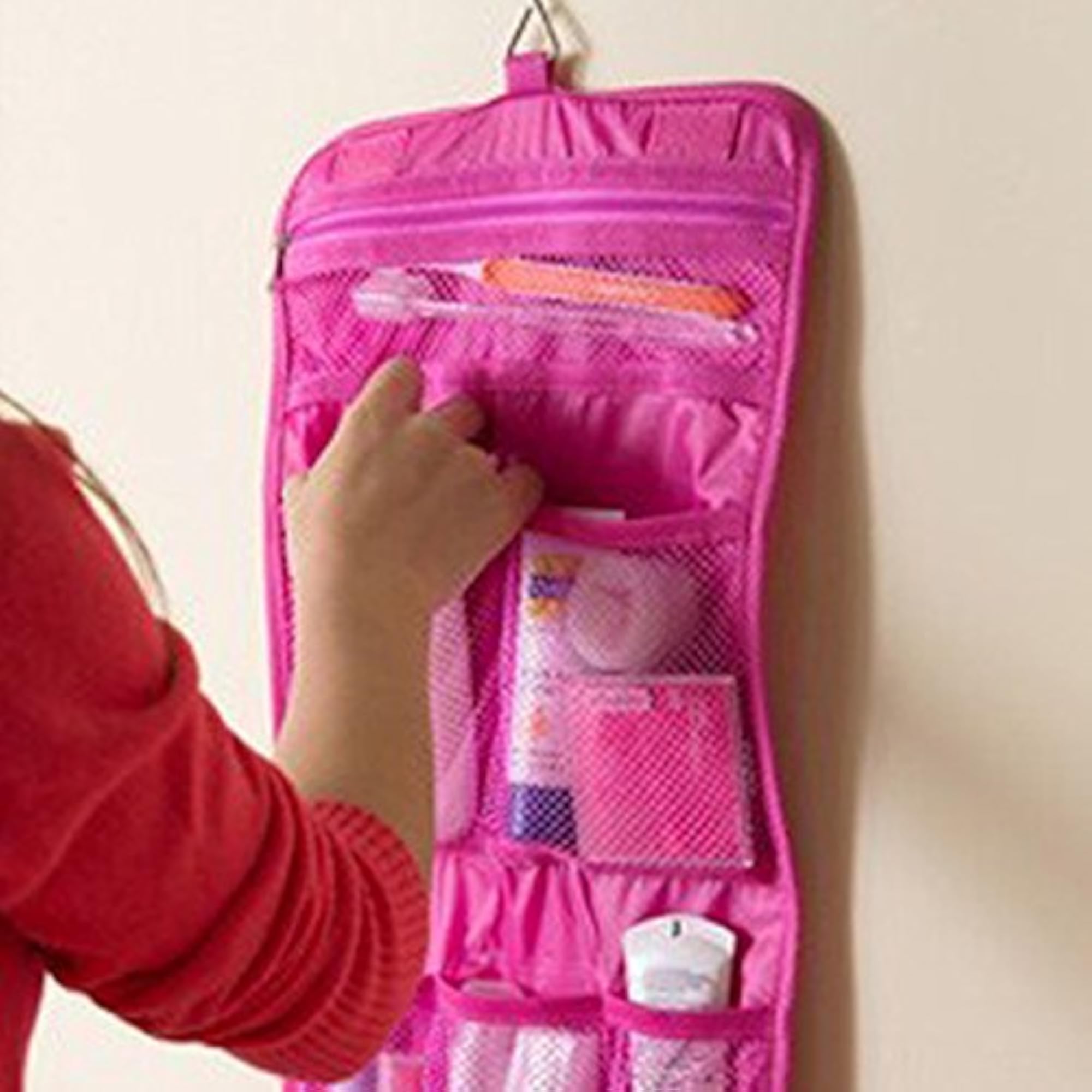 Portable Foldable Cosmetic Bag Organizer for Travel