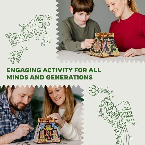Image of iDventure Cluepuzzle Pyramid of the Sun, Aztec Realms Expansion | 4 Additional Aztec-themed Puzzle Motifs, Base Game Required, Escape Room Puzzle Game for Adults and Families, Birthday Gift