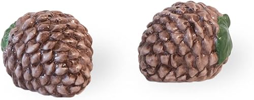 Miniatura 8 de Boston International Salero y pimentero de cerámica navideña, 2.5 x 3 pulgadas, Holly & Ivy Santa