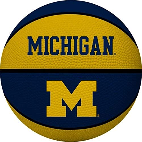 NCAA Michigan Wolverines Crossover Full Size Basketball by Rawlings, Size 7