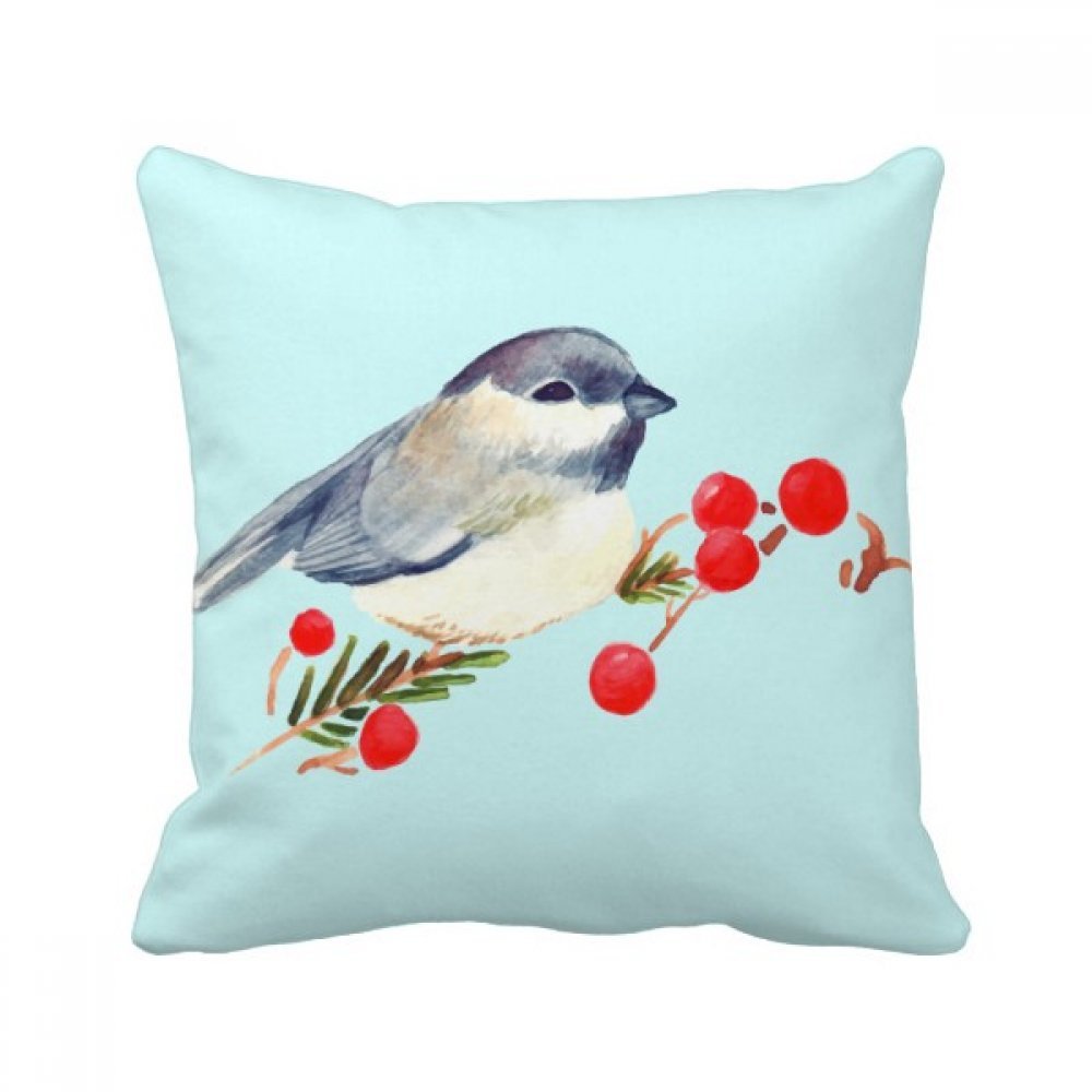 Coussin oiseau pie grayhead oreiller de canapé salon carré multicolore 40 x 40 cm