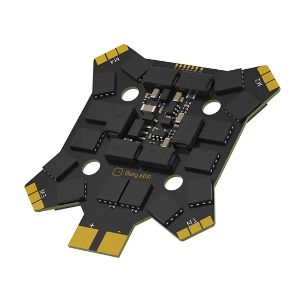 Borg 60R 3-8S 4-w-1 ESC z otworami montażowymi 20 x 20 mm pasuje do części wyścigowych FPV