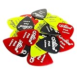 30 Palhetas Coloridas de Violão/Guitarra/Cavaco/Ukulele Tamanho 0.81mm