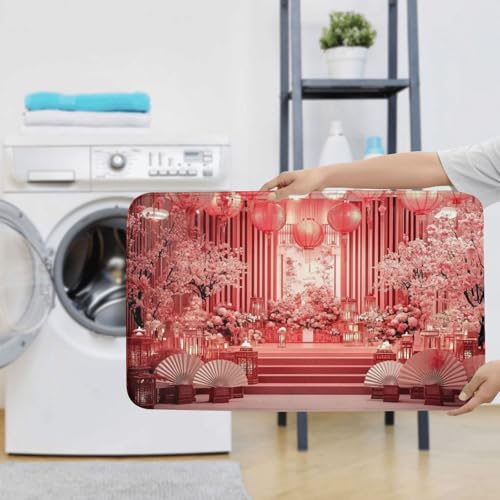 Alfombrilla de baño de microfibra para evitar suelos mojados 8