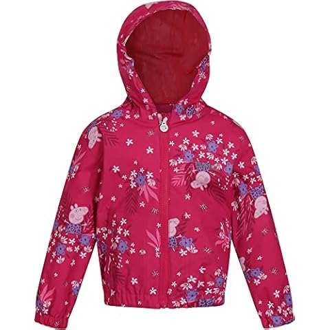 Peppa Pig Waterproof Reflective Jacket for Girls Cover