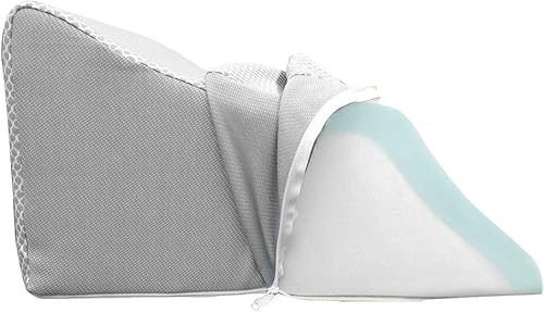 Miniatura 8 de Lounge Doctor Almohada elevadora de cuña con espuma viscoelástica, color azul claro, mediana