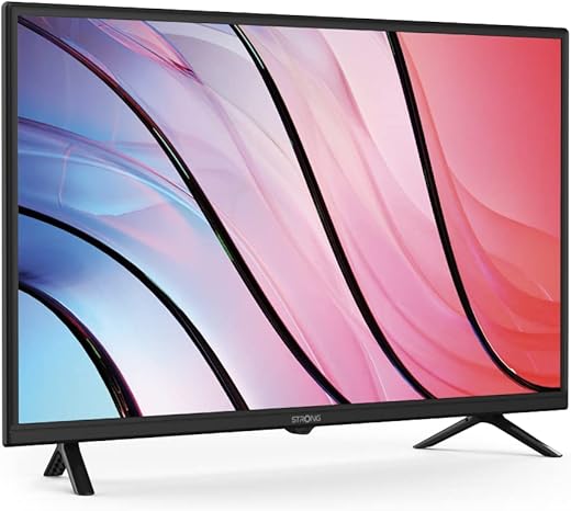 STRONG SRT32HF2003 HD TV LED, écran 80cm, 32 Pouces, Triple Tuner (DVB-T2 HEVC 265/C/S2), 60 Hz, HDMI x2 (Dont Arc), USB multimédia, Mode hôtel