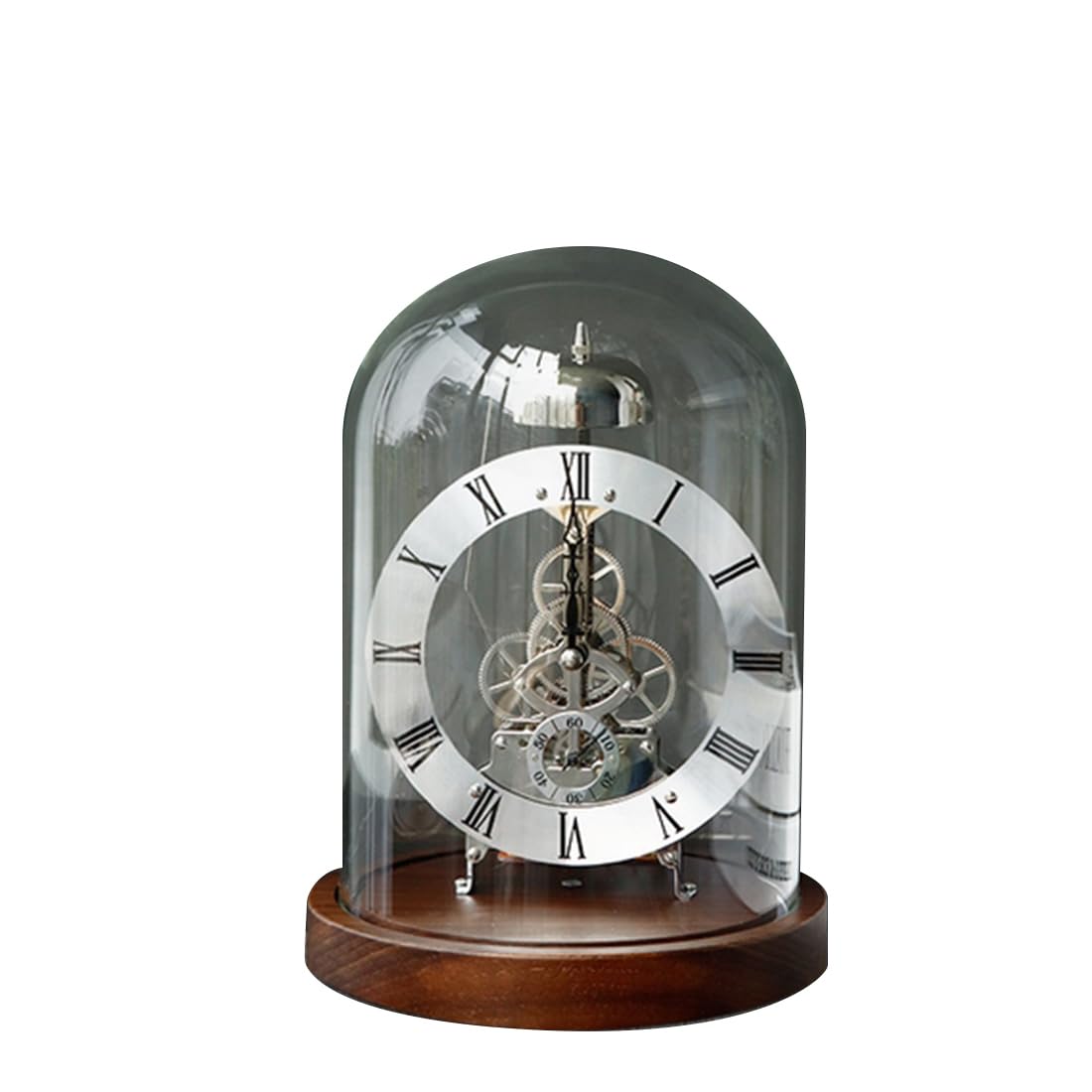 Amazon.com: XMBRICDIYY Mechanical Retro Glass Desk Clock with LED