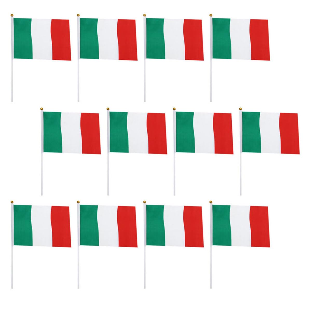Drapeaux Italiens à Main au design élaboré en polyester de qualité