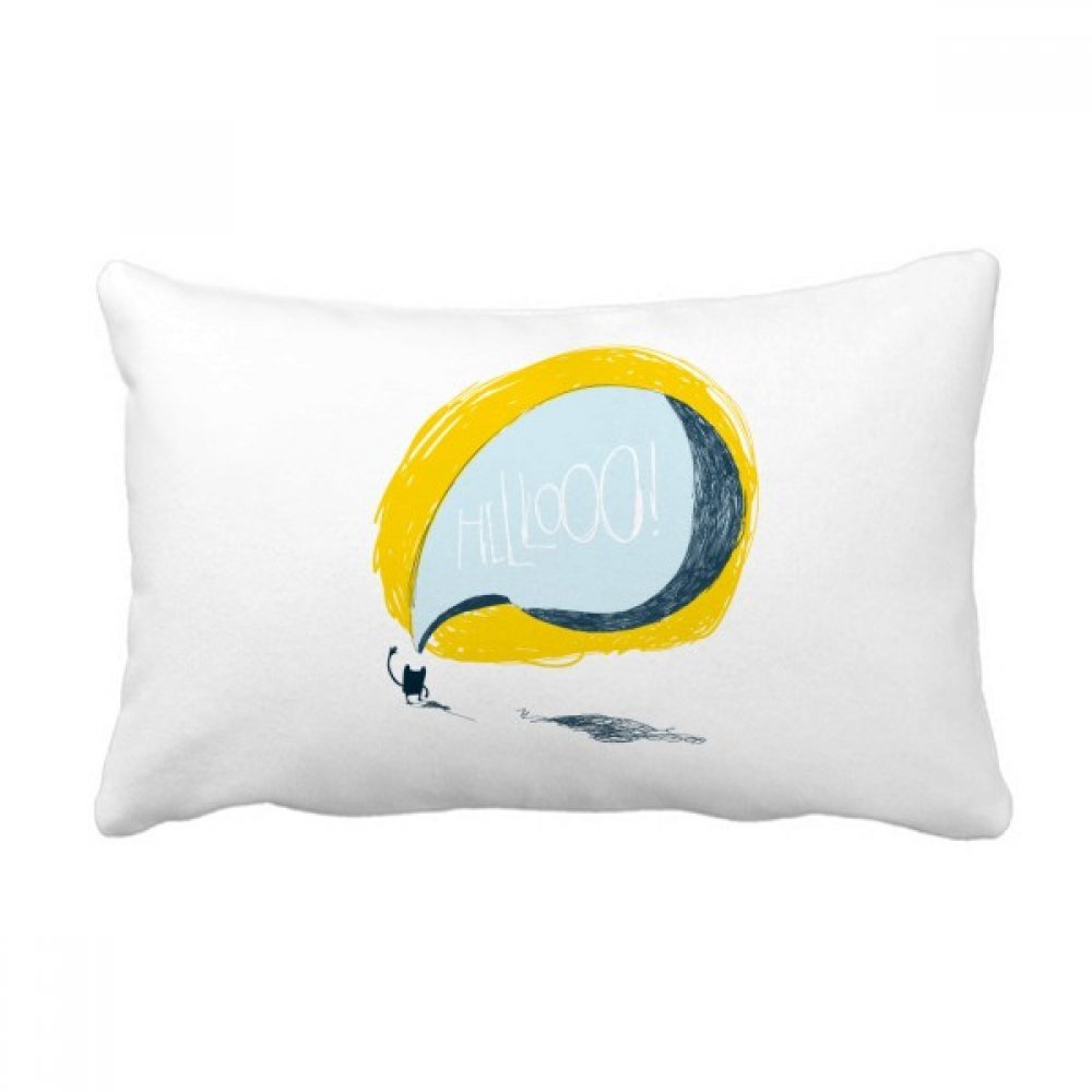 Coussin oreiller lombaire alien multicolore, une idée cadeau originale pour canapé